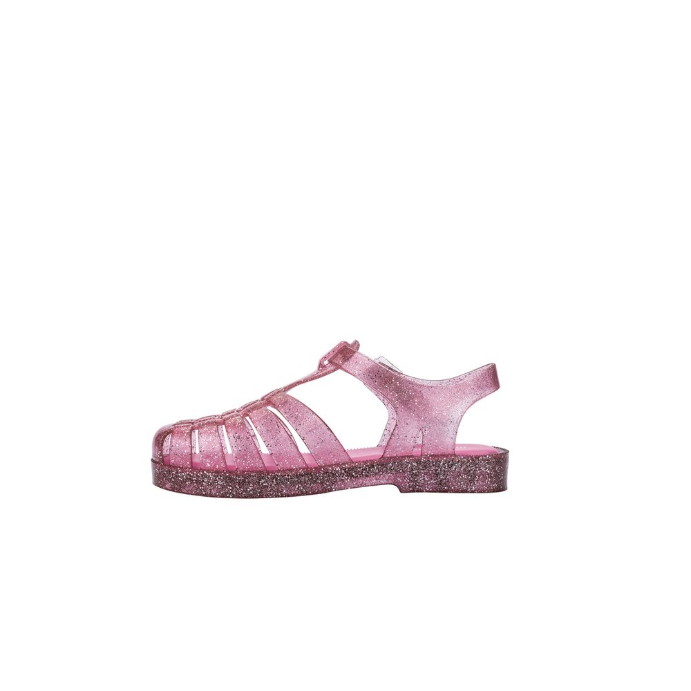 Sandalia Mini Melissa Rosa Gliter