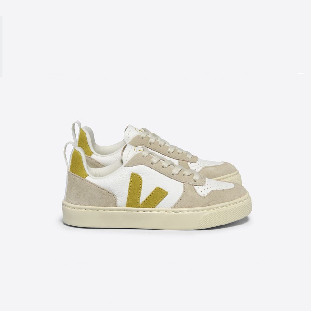 Tenis Veja Small V-10 L Cf Ex-Whi_Liquor_Almond CX0503809C