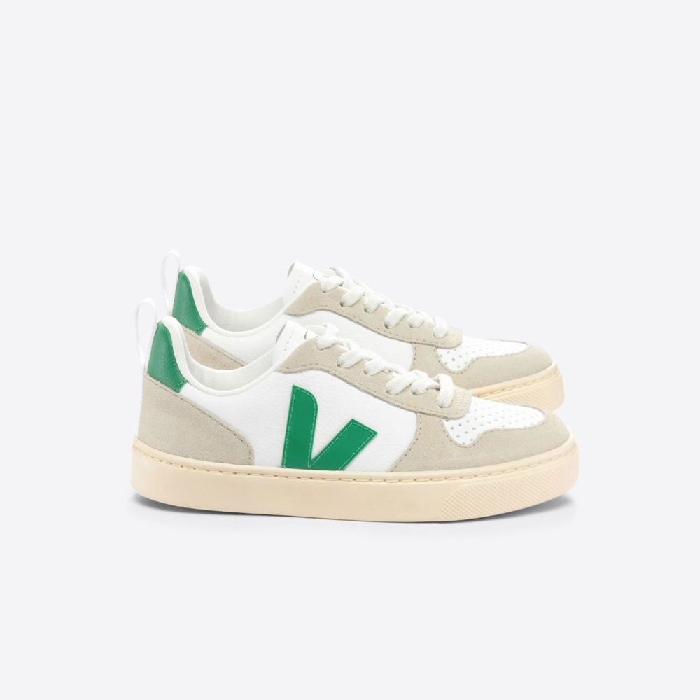 Tenis Veja Small V-10 L Chfree Ext-Wht_Emr_Al CX0503225C
