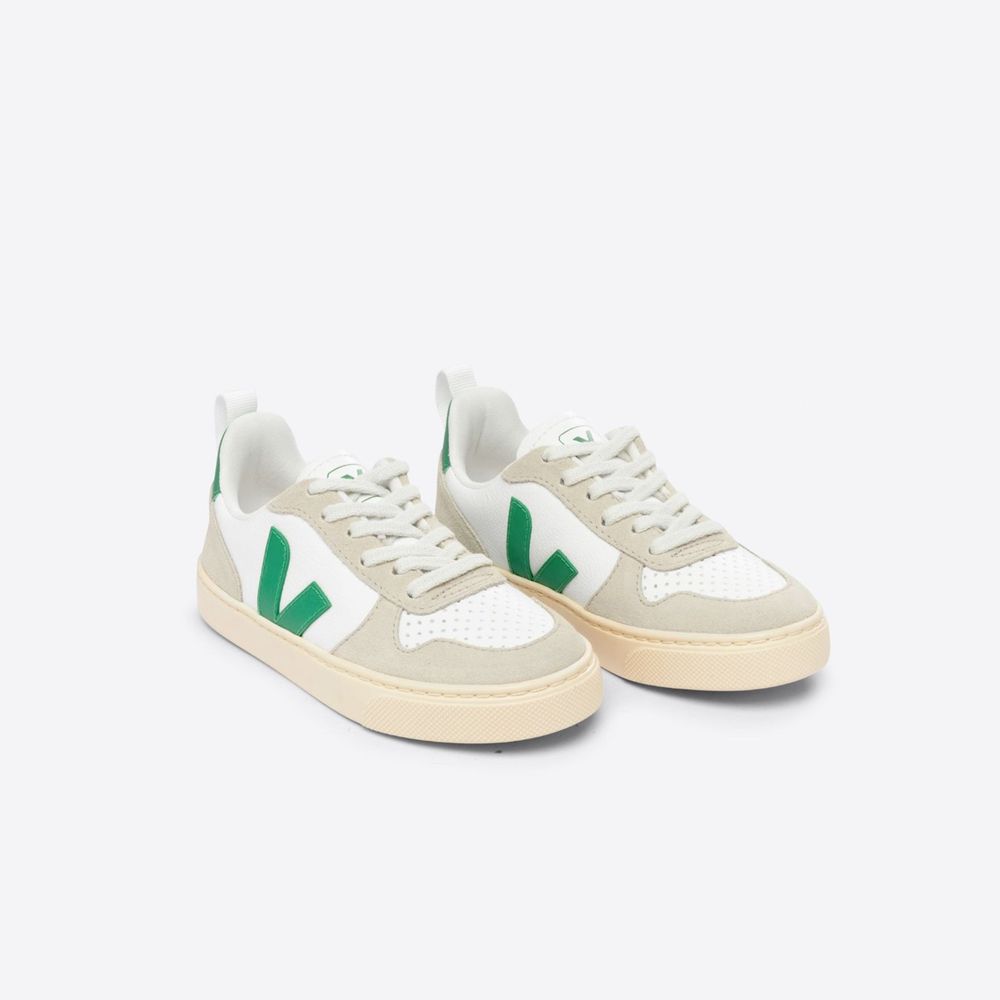 Tenis Veja Small V-10 L Chfree Ext-Wht_Emr_Al CX0503225C