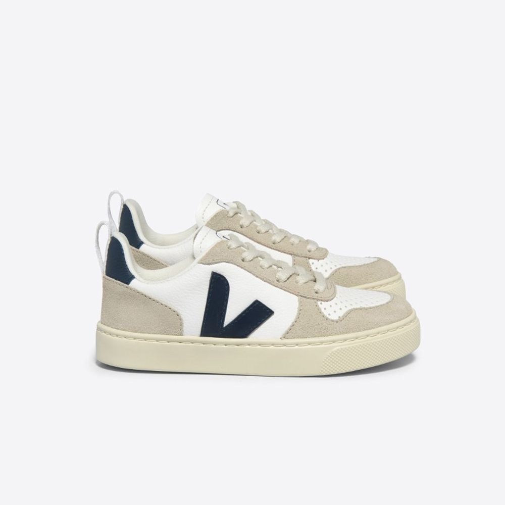 Tenis Veja Small V-10 L Cf Ex-Whi_Naut_Almond CX0503807C