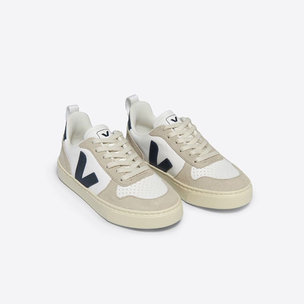 Tenis Veja Small V-10 L Cf Ex-Whi_Naut_Almond CX0503807C