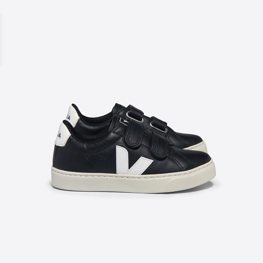 Tenis Veja Small Esplar Cf Black_White SV0503790C
