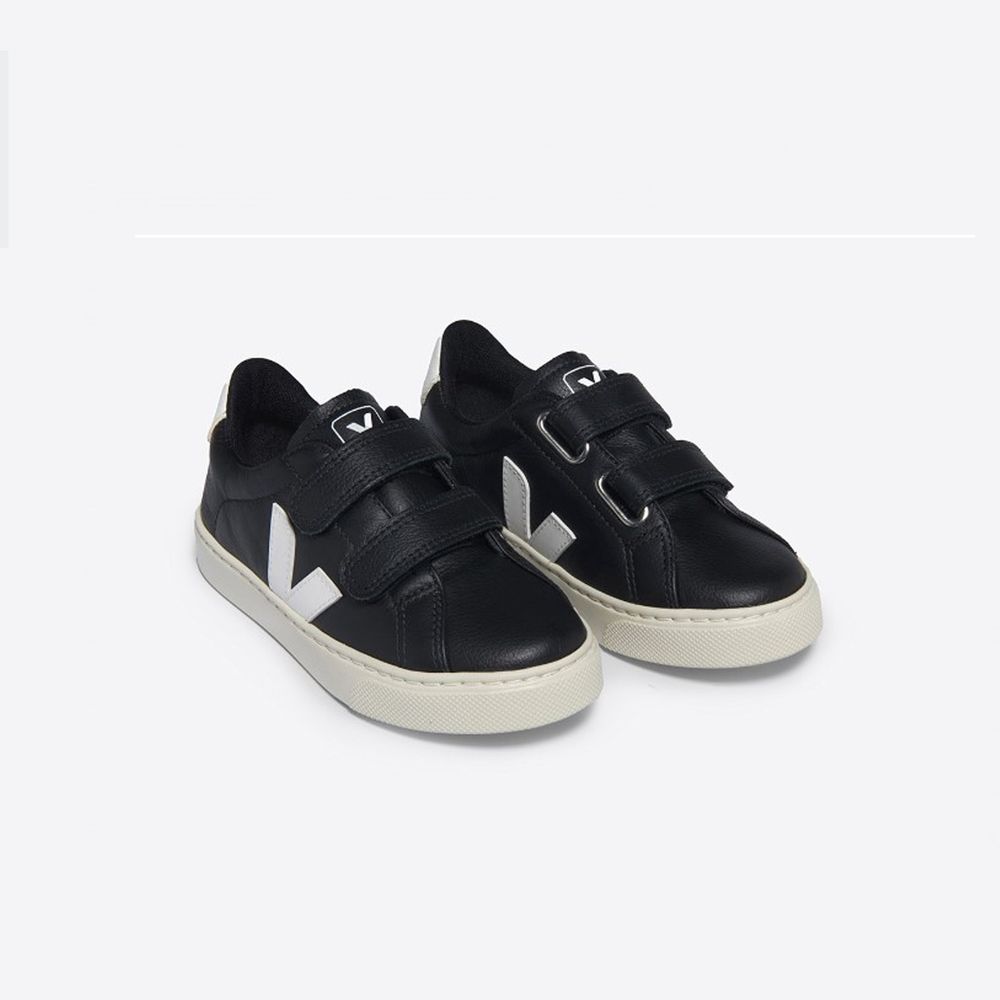 Tenis Veja Small Esplar Cf Black_White SV0503790C