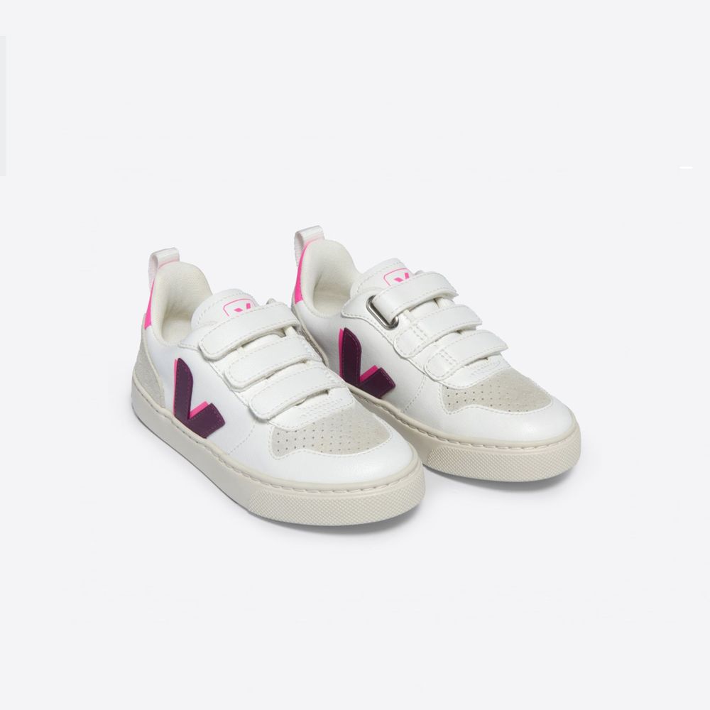 Tênis Veja Small V-10 W Cwl Whi Magenta Sari
